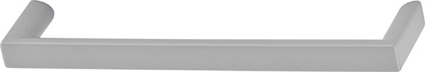 Handle, zinc, antimicrobial, matt chrome, M4, center to center 128mm