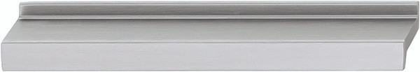 Handle, aluminum, stainless steel look, M4, center to center 160mm
