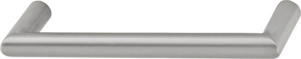 Handle, stainless steel, matt, antimicrobial, M4, center to center 128mm