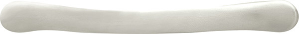Handle, brushed nickel, M4, center to center 128mm