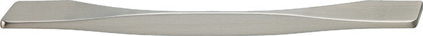 Handle, zinc, brushed nickel, M4, center to center 160mm