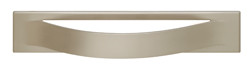 Handle, zinc, brushed nickel, M4, center to center 192mm