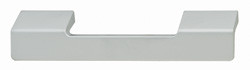 Handle, zinc, chrome matt, M4, center to center 96/160mm
