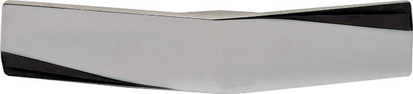 Handle, Bella Italiana, zinc, polished chrome, M4, center to center 32mm