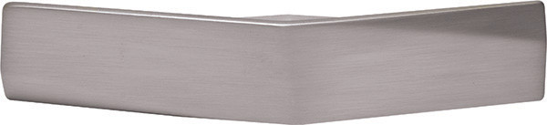 Handle, Bella Italiana, zinc, satin nickel, M4, center to center 32mm