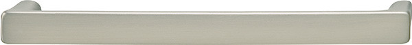 Handle, Bella Italiana, zinc, stainless steel look, M4, center to center 160mm