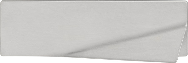 Handle, Bella Italiana, zinc, satin nickel, M4, center to center 128mm