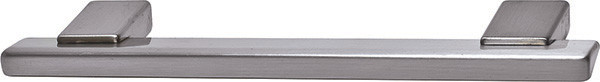 Handle, Bella Italiana, zinc, satin nickel, M4, center to center 192mm