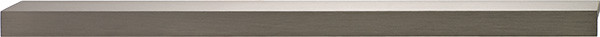 Handle, aluminum, stainless steel color, M4, center to center 960mm