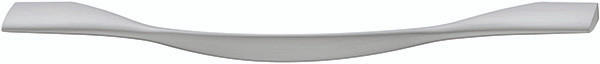 Handle, zinc, stainless steel look, M4, center to center 192mm
