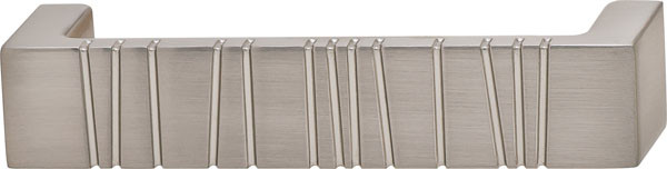 Calypso Handle, zinc, stainless steel, M4, center to center 96mm