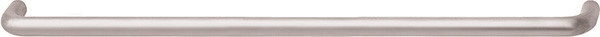 Handle, stainless steel matt, M4, center to center 288mm