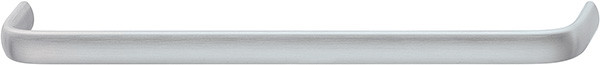Handle, stainless steel, matt, M4, center to center 256mm