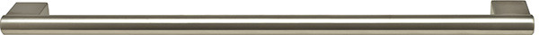 Handle, stainless steel, matt, M4, center to center 392mm