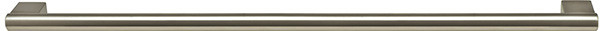 Handle, stainless steel, matt, M4, center to center 492mm