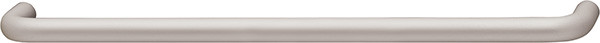 Handle, aluminum, silver anodized, M4, center to center 224mm