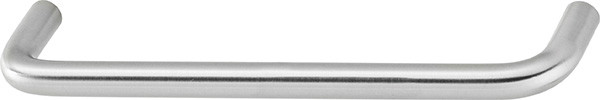 Handle, steel, nickel brushed, 8-32, center to center 127mm