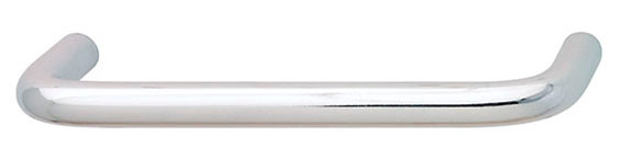 Handle, steel, chrome polished, 8-32, center to center 96mm