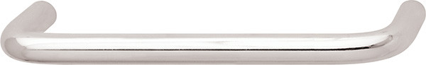 Handle, steel, chrome polished, 8-32, center to center 102mm