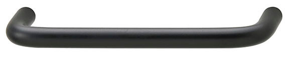 Wire Pull, steel, black matt, 8-32, center to center 89mm (3-1/2")