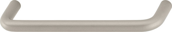 Handle, steel, antimicrobial, matt nickel, M4, center to center 96mm