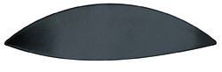 Handle, zinc, black, M4, center to center 96mm