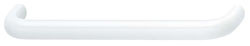 Handle, zinc, white, M4, center to center 96mm