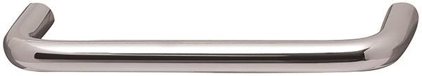 Handle, brass, chrome polished, 8-32, center to center 89mm