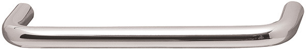 Handle, brass, chrome polished, 8-32, center to center 102mm