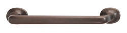 Handle, Arcadian, brass, old bronze, M6, center to center 305mm with screws