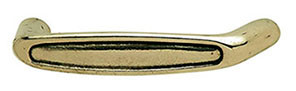 Handle, brittanium, M4, center to center 128mm