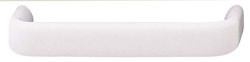Handle, plastic, white, 4.0, center to center 96mm