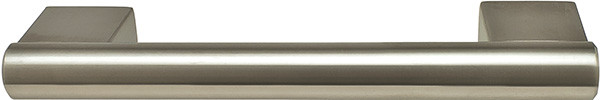 Handle, stainless steel, matt, M4, center to center 192mm