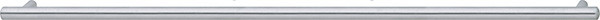 Handle, stainless steel, matt, M4, center to center 672mm