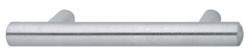 Handle, stainless steel, matt, M4, center to center 896mm