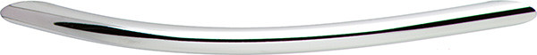 Bow Pull, steel, chrome polished, 8-32, center to center 128mm