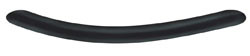Handle, steel, black matt, M4, center to center 192mm