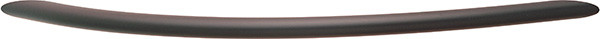 Handle, steel, dark oil-rubbed bronze, M4, center to center 288mm