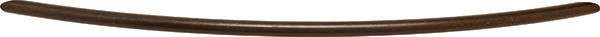 Handle, steel, oil-rubbed bronze, M4, center to center 352mm