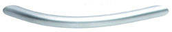 Handle, steel, chrome matt, M4, center to center 192mm