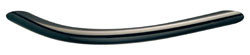 Handle, steel, black nickel, M4, center to center 128mm