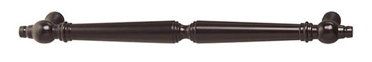 Handle, brass, dark oil-rubbed Bronze center to center 305mm with screws