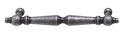 Handle, brass, black antique, 8-32, center to center 96mm