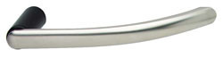 Handle, zinc, nickel / black matt, M4, center to center 96mm