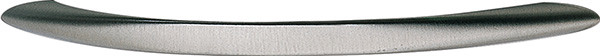 Handle, zinc, stainless steel finish, M4, center to center 192mm