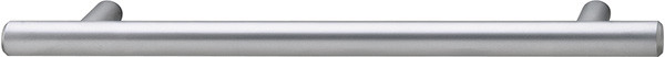 Bar Pull, steel, chrome matt, 8-32, center to center 128mm