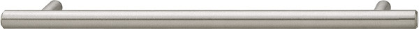 Bar Pull, steel, nickel brushed, 8-32, center to center 192mm