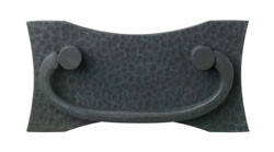 Handle, brass, lacquered antique, M4, center to center 64mm