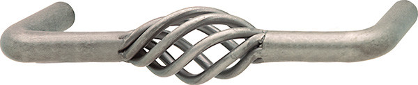 Wire Pull, steel, pewter, 8-32, center to center 96mm