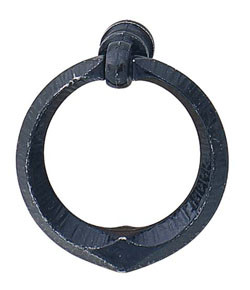 Handle, zinc, antique iron, M4, 45 x 49mm